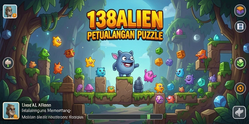 Screenshot gameplay 138ALIEN yang menampilkan tantangan puzzle.