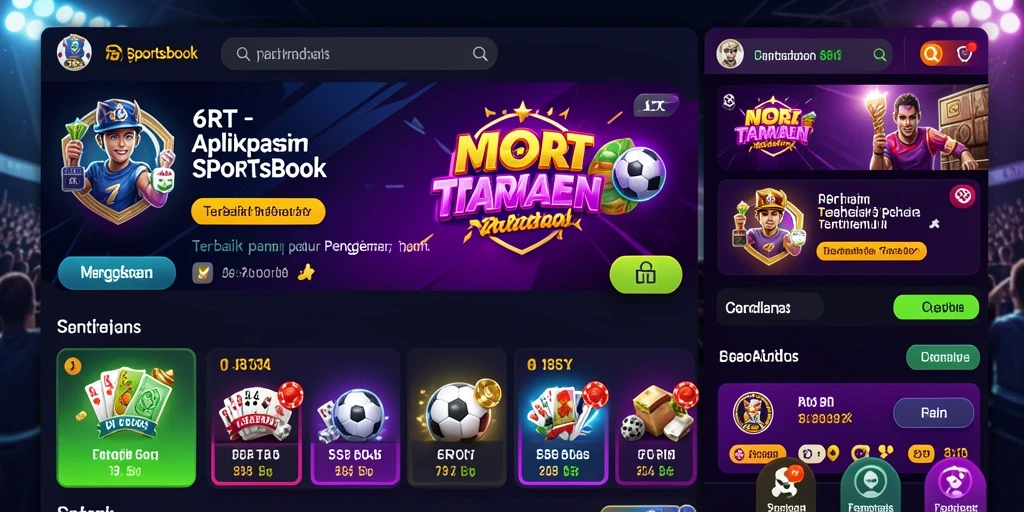 Tampilan gameplay 6RT dengan pengalaman taruhan yang seru.