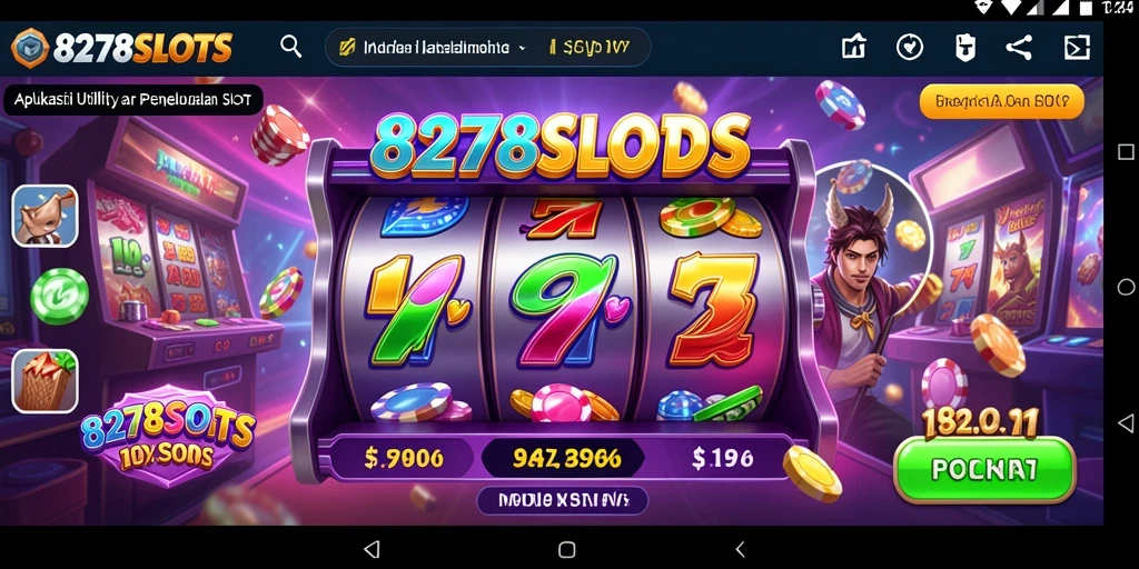 Screenshot utama 8278SLOTS menampilkan antarmuka aplikasi yang mudah digunakan.