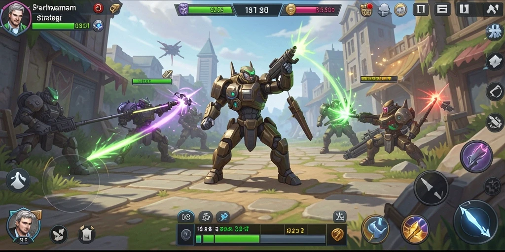 Gameplay mendalam dari 8II yang menantang dan strategis.