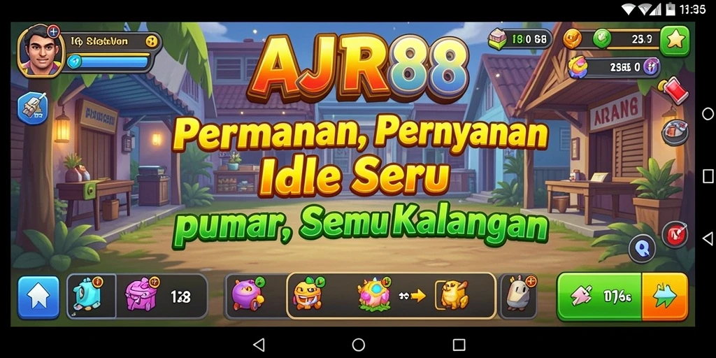 Tampilan gameplay AJR88 yang menarik dan interaktif.