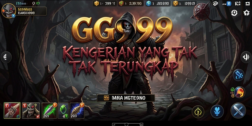 Gameplay menegangkan GG999 dengan suasana Horror yang mendalam.