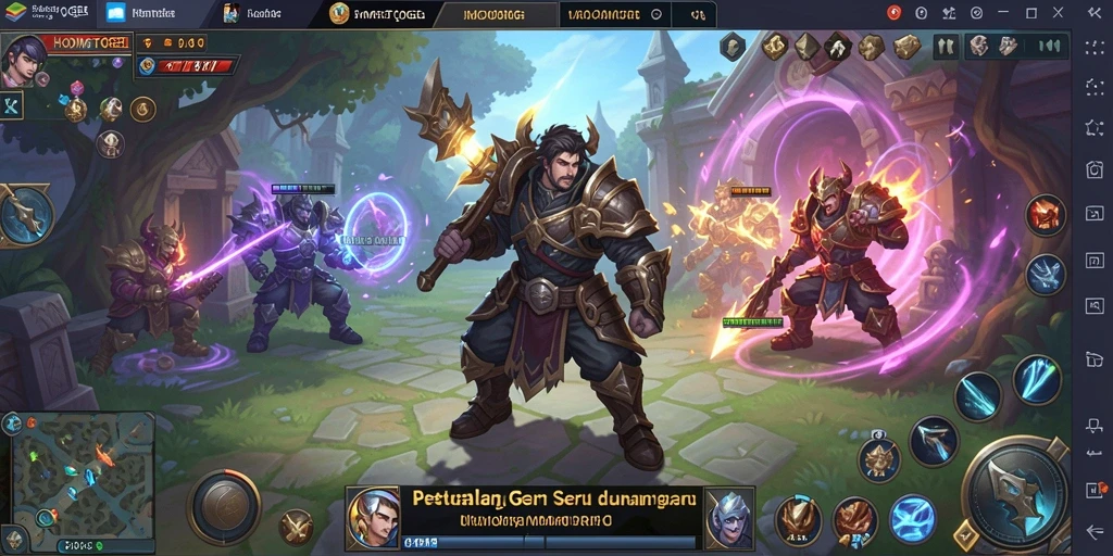 Tangkapan layar gameplay HOMETOGEL menunjukkan aksi pertarungan yang mendebarkan.