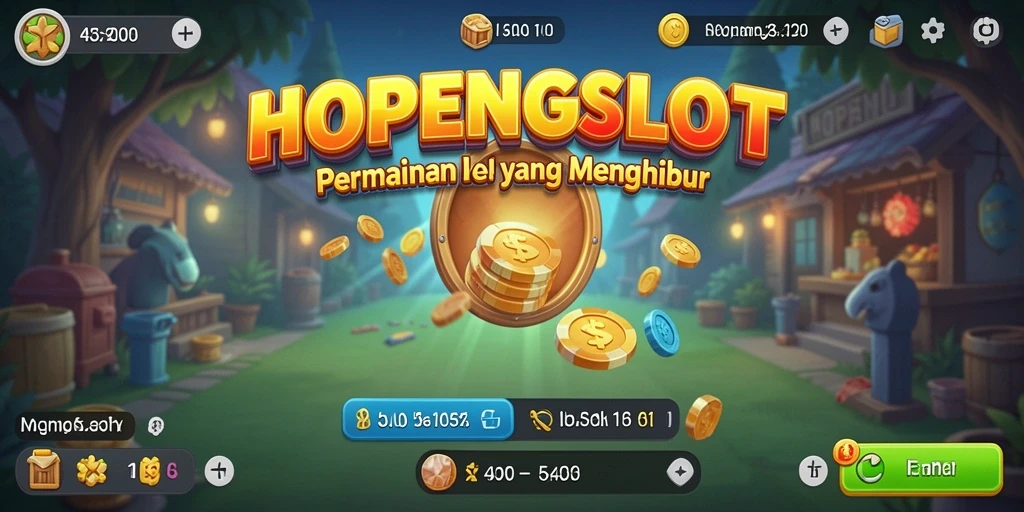 Tampilan gameplay HOPENGSLOT yang menarik dan penuh warna.