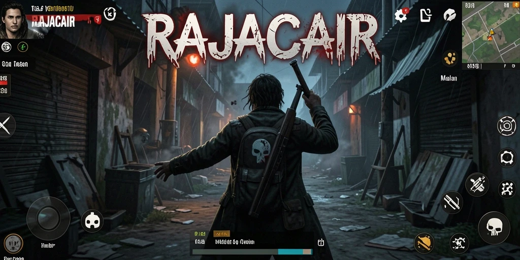 Screenshot RAJACAIR menampilkan suasana mencekam dalam gameplay Horror.